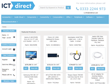 Tablet Screenshot of ictdirect.com